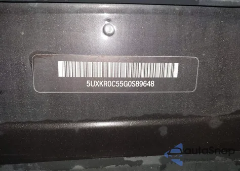 2016 BMW X5 xDrive35I from USA, damaged, VIN 5UXKR0C55G0S89648